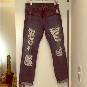 7 FOR ALL MANKIND BOYFRIEND JEANS